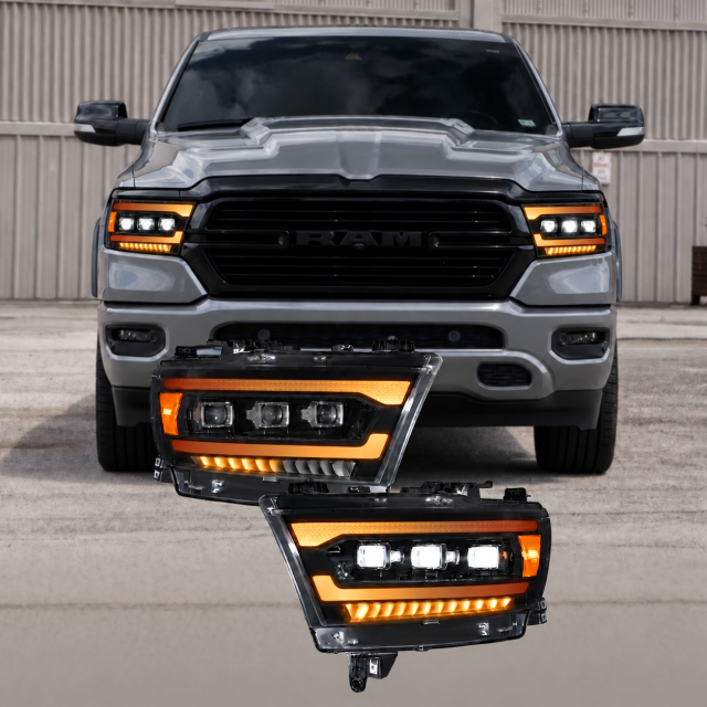 Lighting Trendz 2019-2024 Ram 1500 Form Lighting Pre-Built Headlights main image